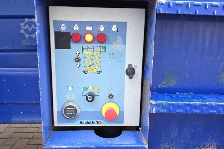 Scissor lift Haulotte H15SX As-Is, Diesel, 4x4 Drive 15 Working Height,