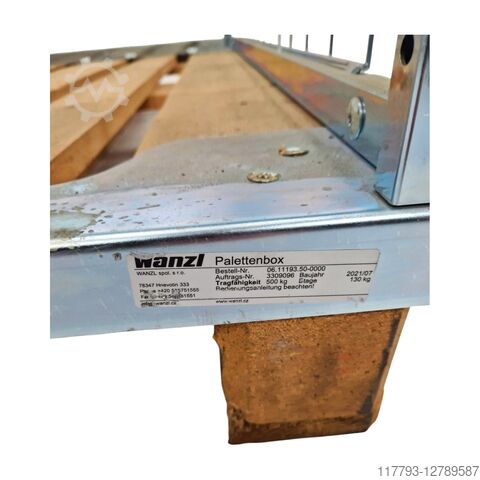 Palletbox / Gitterbox / Euro Shelfrack Wanzl Wanzl Pallet box 120x80xH220cm like new