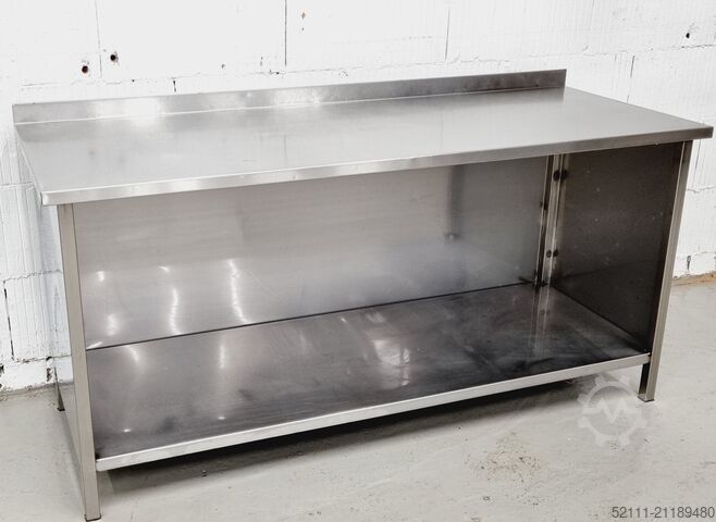 Edelstahl-Arbeitstisch Köhler ArbeitstischAT 1600