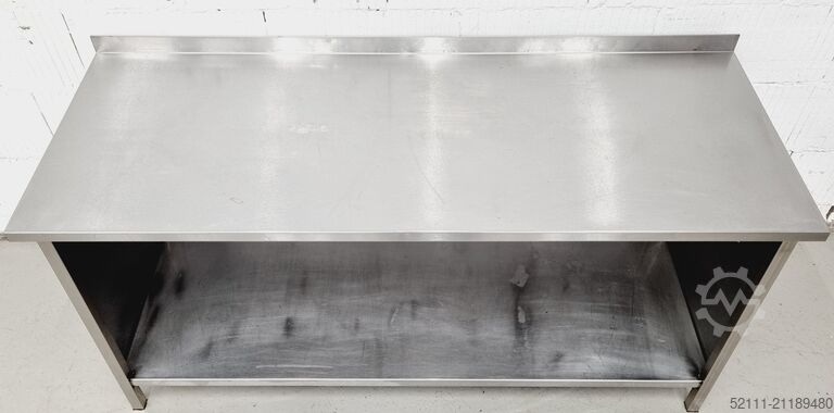 Edelstahl-Arbeitstisch Köhler ArbeitstischAT 1600