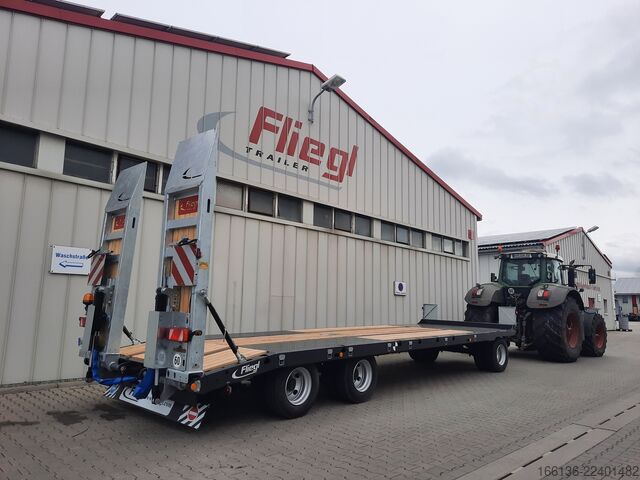 Lowbed Fliegl Tiefladeanhänger DTL 300 P Agrar 5,9m