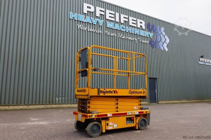 Scherenhebebühne Haulotte Optimum 8AC Electric, 7.77m Working Height, 230kg