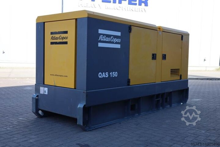 Generator set Atlas Copco QAS 150 Diesel, 150KVA * NON - WORKING *