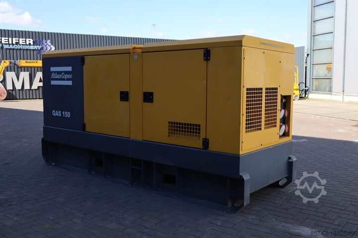 Generator set Atlas Copco QAS 150 Diesel, 150KVA * NON - WORKING *