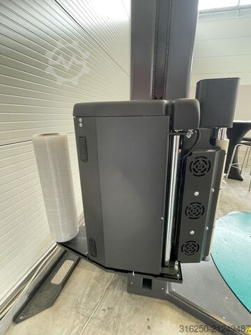 Palettenwickler Drehteller Stretchen ATLANTA mit. Autom. Folienanlegen MYTHO S - NEU Arya - Mast 2400 mm - 200%