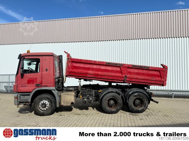 Tipper truck Mercedes-Benz Actros 2646 K 6x4, Retarder, Bordmatik