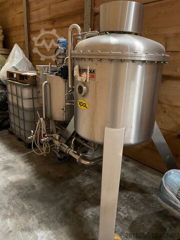 Diatomaceous earth filter system for wine Kögel 