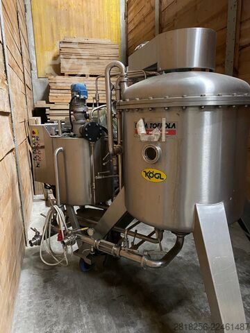 Diatomaceous earth filter system for wine Kögel 