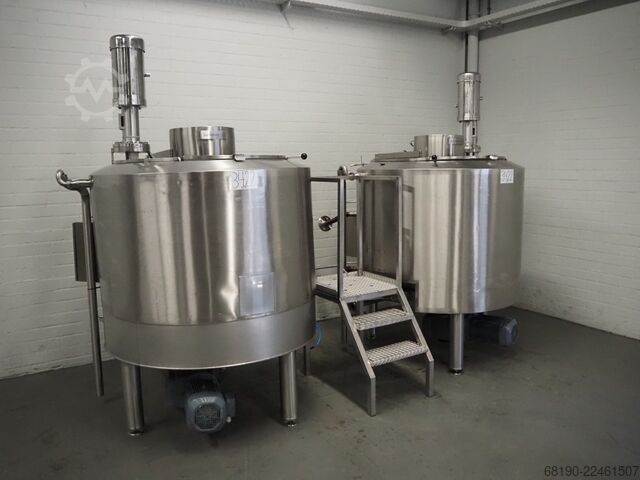 Stainless steel mixing kettles Terlet 900