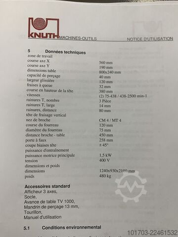 Bohr-/Fräsmaschine Knuth Mark Super SV