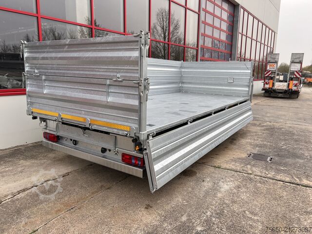 Kippanhänger Möslein TTD 19 AB  19 t Tandemkipper Tieflader, Breitbereifung Aufsatzbordwänden-- Neufahrzeug --