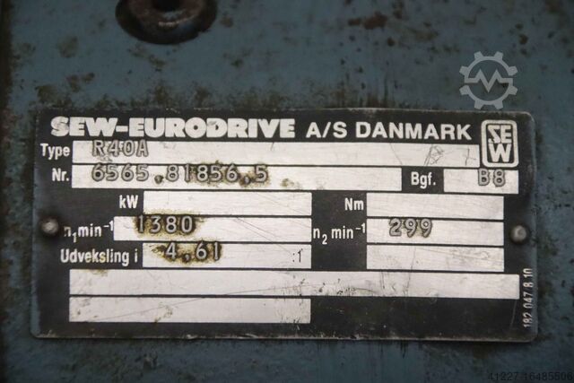 Gear motor 0.75 kW 299 rpm SEW-Eurodrive R40A  (R40)DFT80K4