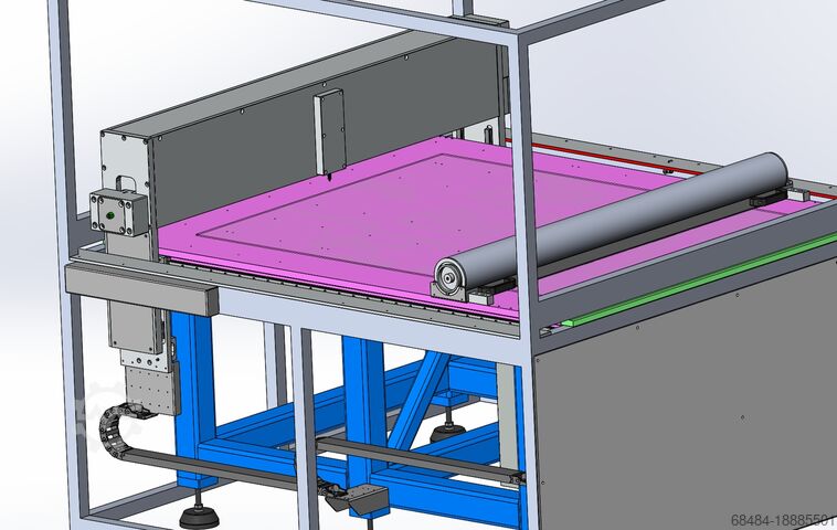 Isolierglasherstellungsmaschine DPE - Rubbing GMR Rubbing Unit 1550 x 1550 mm