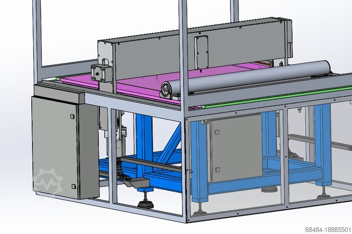 Isolierglasherstellungsmaschine DPE - Rubbing GMR Rubbing Unit 1550 x 1550 mm
