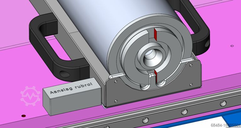 Isolierglasherstellungsmaschine DPE - Rubbing GMR Rubbing Unit 1550 x 1550 mm