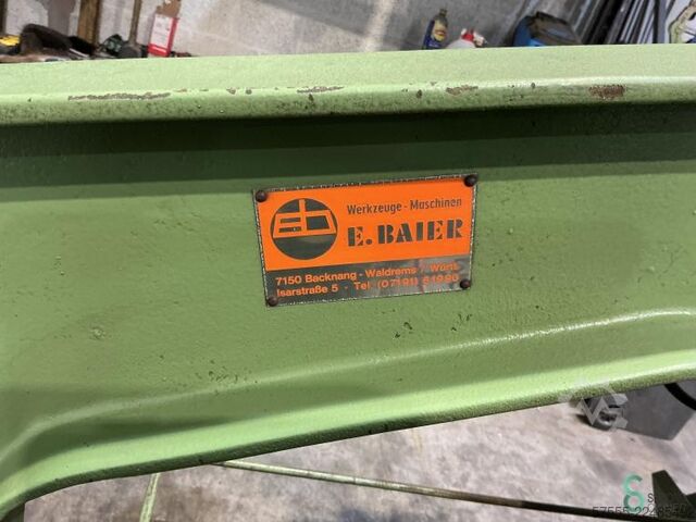 Schwenkbiegemaschinen  Biegemaster / E.Baier BM TH 6020x1,5mm 1987 Biegemaster / E.Baier BM TH 6020x1,5mm