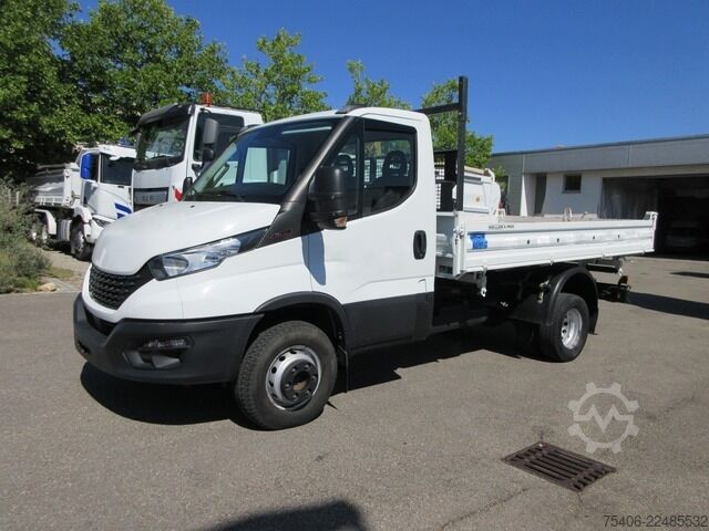 Three-way tipper van iveco Daily 70-180 Dreiseitenkipper, AHK, Klima