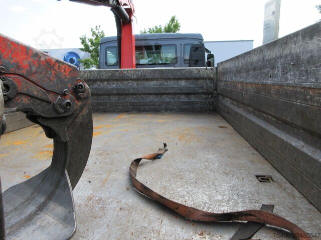 Tipper truck man TGL 12.220 4x2 BB,Palfinger PK8501,Schrottspinne