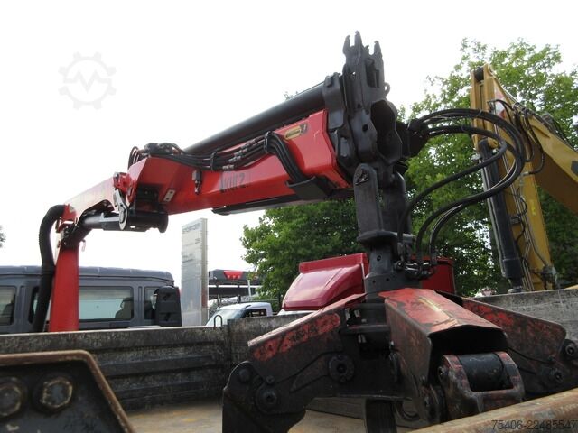 Tipper truck man TGL 12.220 4x2 BB,Palfinger PK8501,Schrottspinne