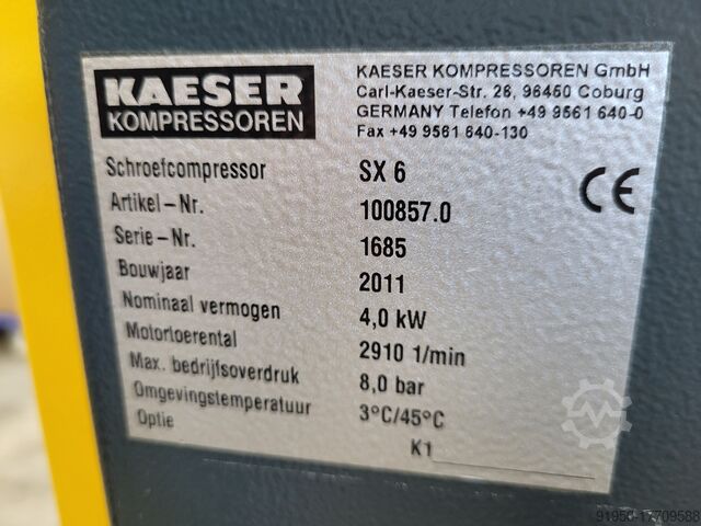 Schraubenkompressor Kaeser SX6