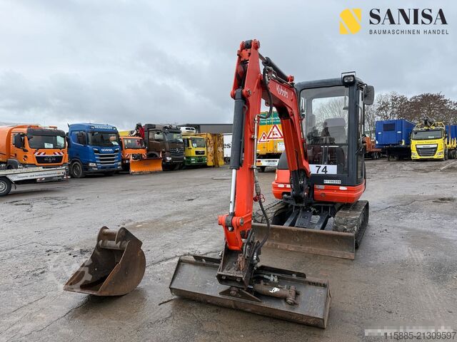 Minibagger Kubota KX61-3/SW/Planierschild/3981h/2x Löffel