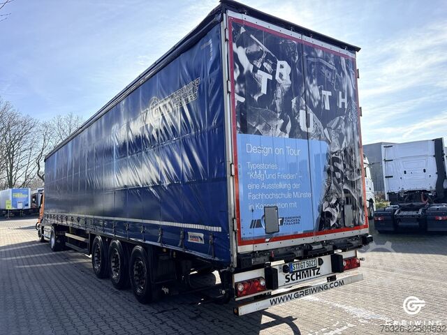 Open semitrailer with tarp SCHMITZ CARGOBULL SCS 24/L - 13.62 E B - (FH MS)