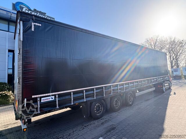 Open semitrailer with tarp SCHMITZ CARGOBULL Mega XL, lifting/sliding roof, neue Plane