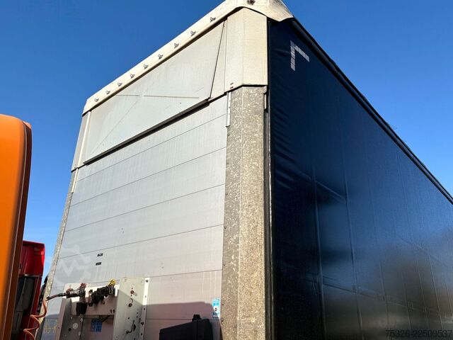 Open semitrailer with tarp SCHMITZ CARGOBULL Mega XL, lifting/sliding roof, neue Plane