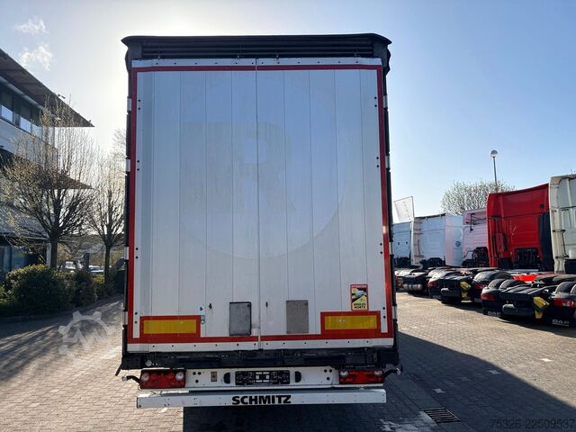 Open semitrailer with tarp SCHMITZ CARGOBULL Mega XL, lifting/sliding roof, neue Plane