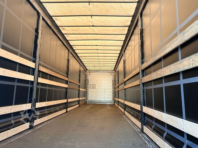 Open semitrailer with tarp SCHMITZ CARGOBULL Mega XL, lifting/sliding roof, neue Plane