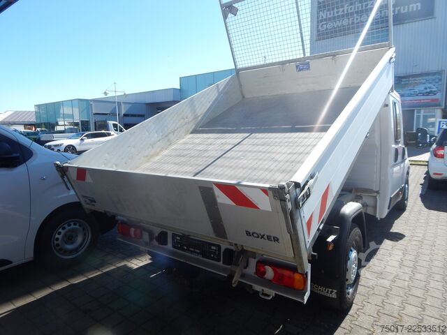 Dreiseitenkipper Zusatzscheinwerfer+Doka Peugeot 3-Seiten Kipper  Schutz Boxer Pritsche+Navi+Kamera+AHK 3,5t