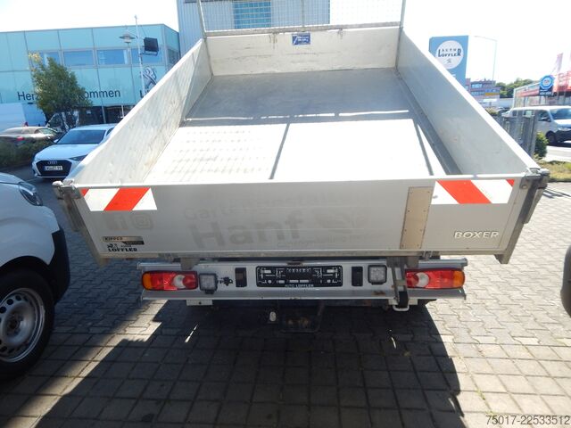 Dreiseitenkipper Zusatzscheinwerfer+Doka Peugeot 3-Seiten Kipper  Schutz Boxer Pritsche+Navi+Kamera+AHK 3,5t