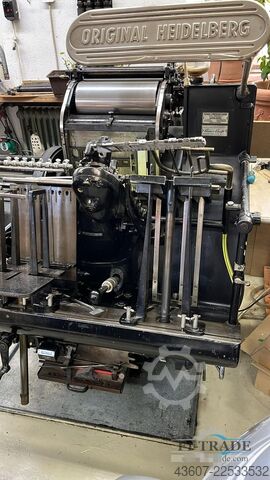 Buchdrucktiegel - Stanztiegel / Letter Press Tiegel - DIE Cutter Heidelberg OHT