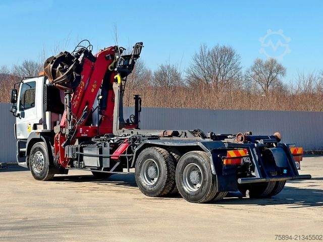 Roll-off tipper truck DAF CF 85.460 * ABROLLKIPPER + EPSILON E120Z /6x4