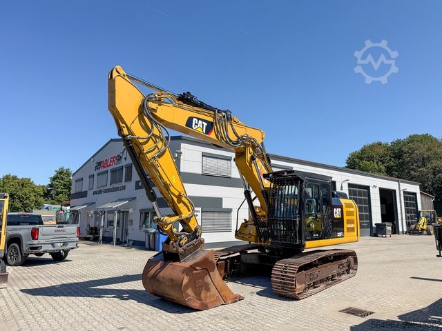 Chain excavator Caterpillar 323FL Kettenbagger OQ70/75 vollhydr.