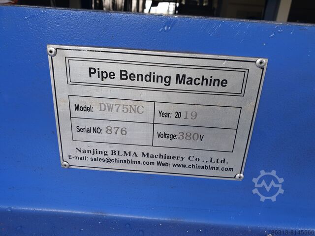 Rohrbiegemaschine | DW75NC BLMA Machinery DW75NC
