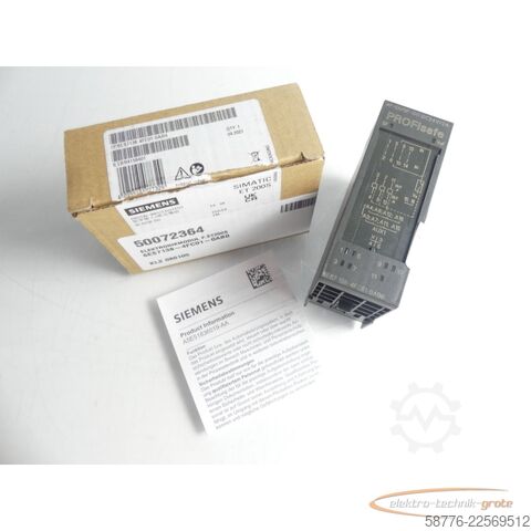 Component Siemens Simatic 6ES7138-4FC01-0AB0 PROFIsafe SN: C-ANTU9001 E-Stand: 2 -neu -
