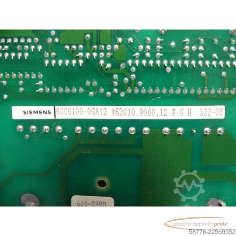 Component Siemens SIMODRIVE 610/210 VSA FBG 6SC6100-0GA12 Stromversorgung --