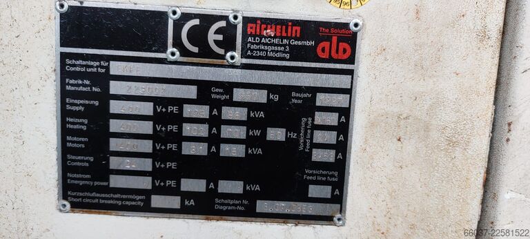 Industrial washing machines ALD EKFE