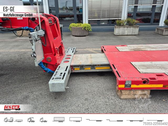 Low loader semitrailer FAYMONVILLE MAX Trailer MAX510 Tiefbett 2x10 t