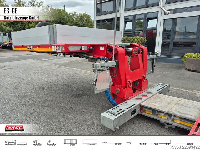 Low loader semitrailer FAYMONVILLE MAX Trailer MAX510 Tiefbett 2x10 t