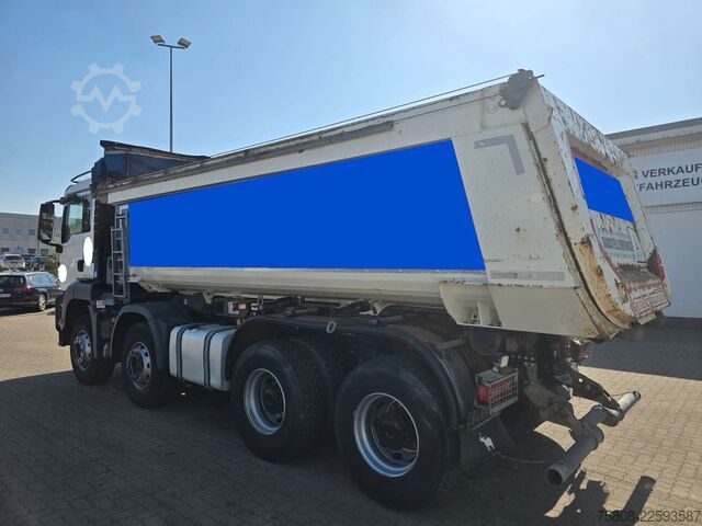 Kipper LKW MAN TGS 35.420 8x4BB Muldenkipper Schmitz Stahl