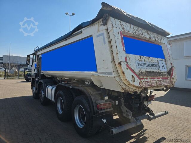 Kipper LKW MAN TGS 35.420 8x4BB Muldenkipper Schmitz Stahl