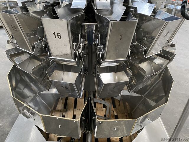 Filling, weighing and packaging line Ishida-Rovema-Paal Afvul– weeg- en verpakkingslijn