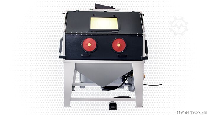Injector sandblasting cabinets for professionals SAPI Sandstrahlkabinen Injektor-Sandstrahlkabinen