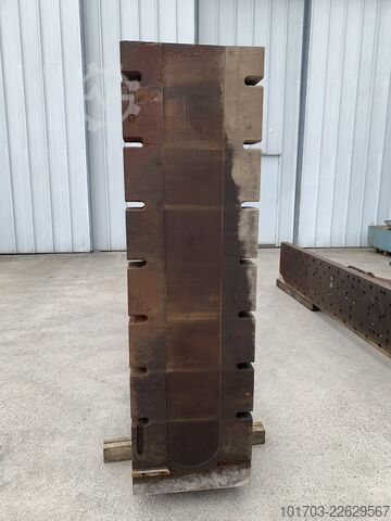 Paar Gusseisen-Winkelplatten Equerres de bridage en fonte 4000 x 2000 x 575 mm