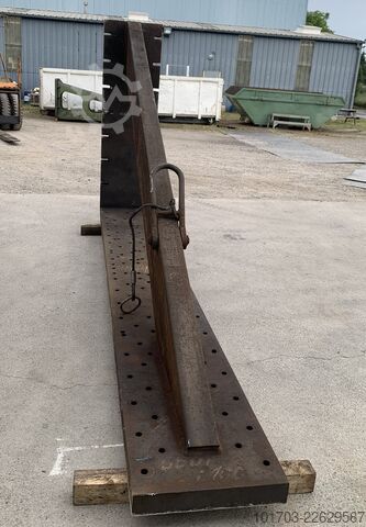 Paar Gusseisen-Winkelplatten Equerres de bridage en fonte 4000 x 2000 x 575 mm