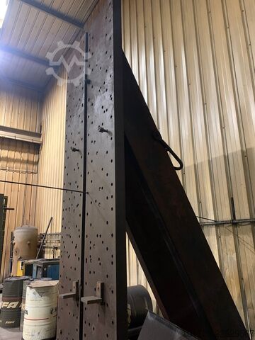 Paar Gusseisen-Winkelplatten Equerres de bridage en fonte 4000 x 2000 x 575 mm