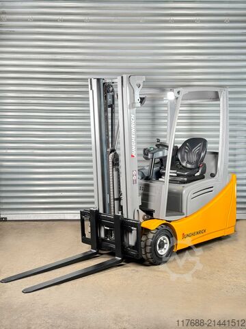 Electric 3-wheeler Jungheinrich EFG 216k - Service Neu - Triplex - Batterie 80%