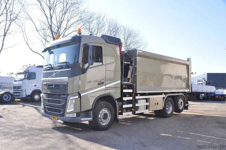 Tipper with crane Volvo FH 460 6x2 KIPPER + HMF Z-KRAAN